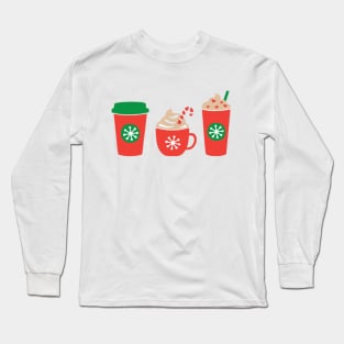 Winter Cozy Coffee Long Sleeve T-Shirt